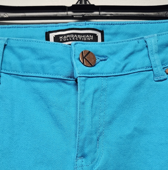 Kardashian Kollection Vibrant Blue Skinny Jeans 12 - Picture 5 of 7